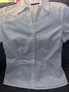 Apt. 9 White Button-Front Shirt